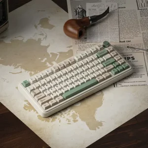 MONKA K75 Tri Mode Gasket Mechanical Keyboard, Retro OG