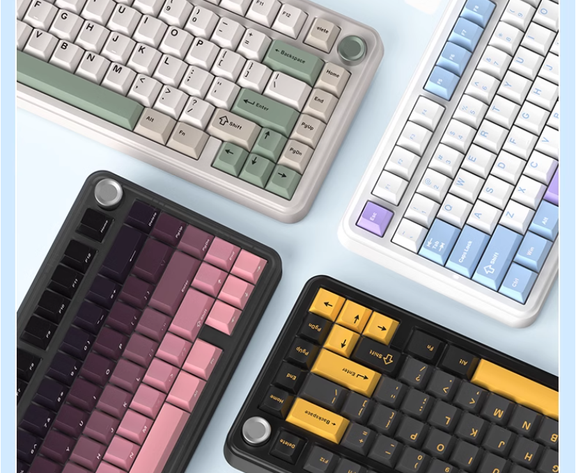 MONKA K75 Tri Mode Gasket Mechanical Keyboard, Retro OG - Image 3