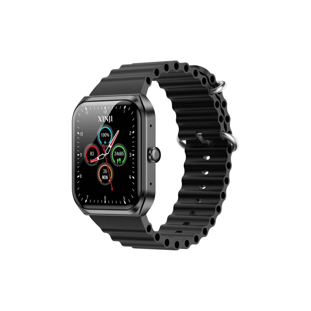XINJI COBEE C1 PROS Bluetooth Calling Waterproof Smart Watch, Black - Image 3